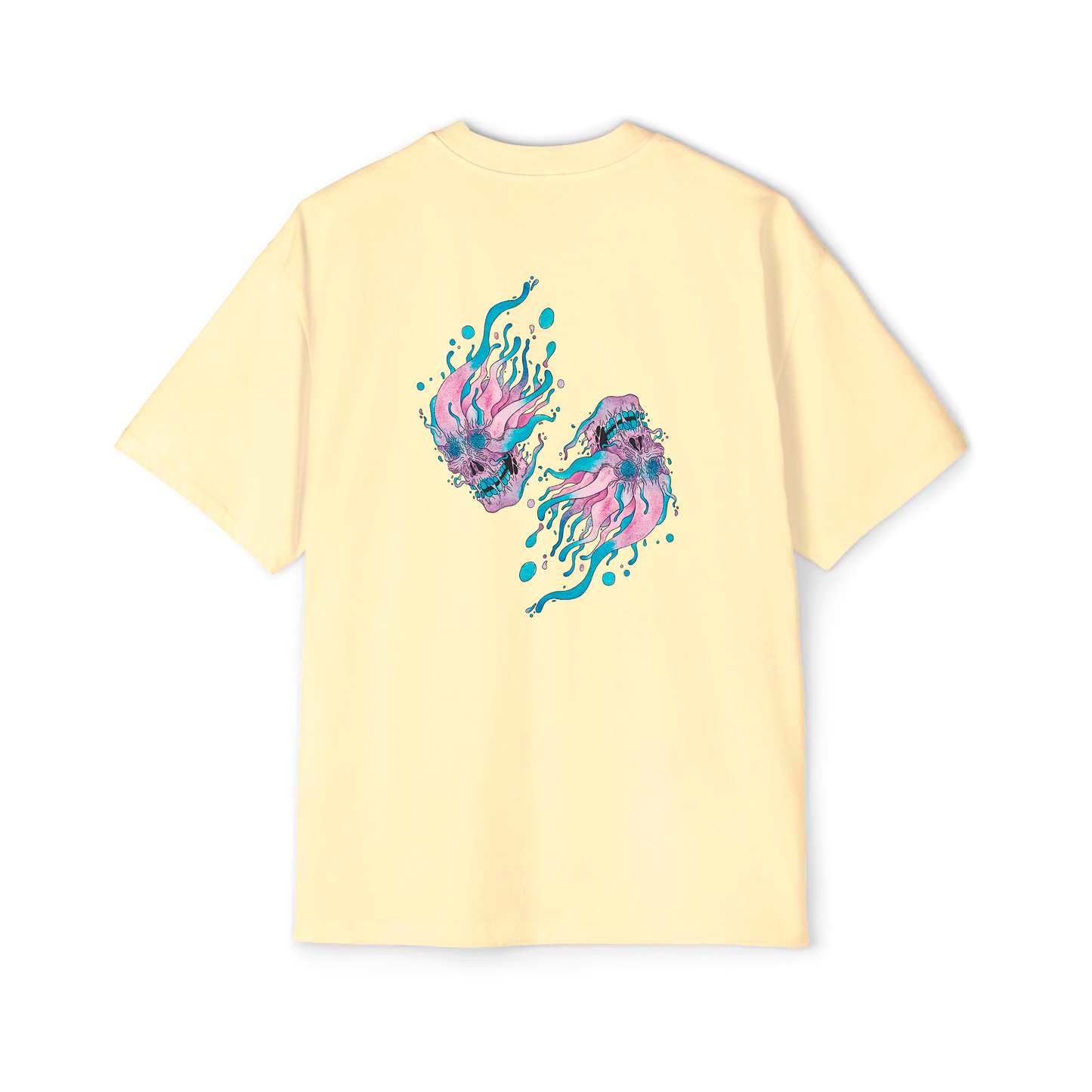 Playera Oversize "MELTING POINT" (amarillo)
