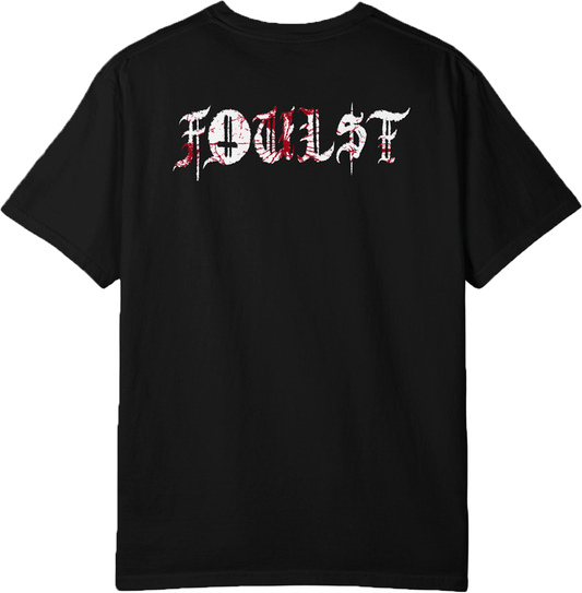 Playera Oversize "HARTO DE SER" (negro)