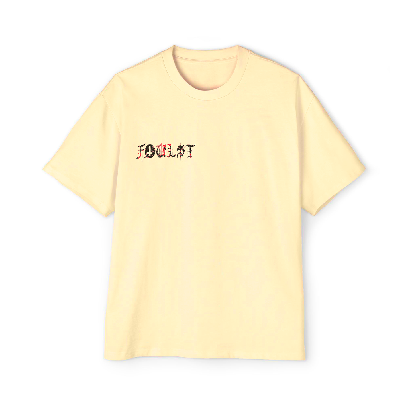 Playera Oversize "MELTING POINT" (amarillo)
