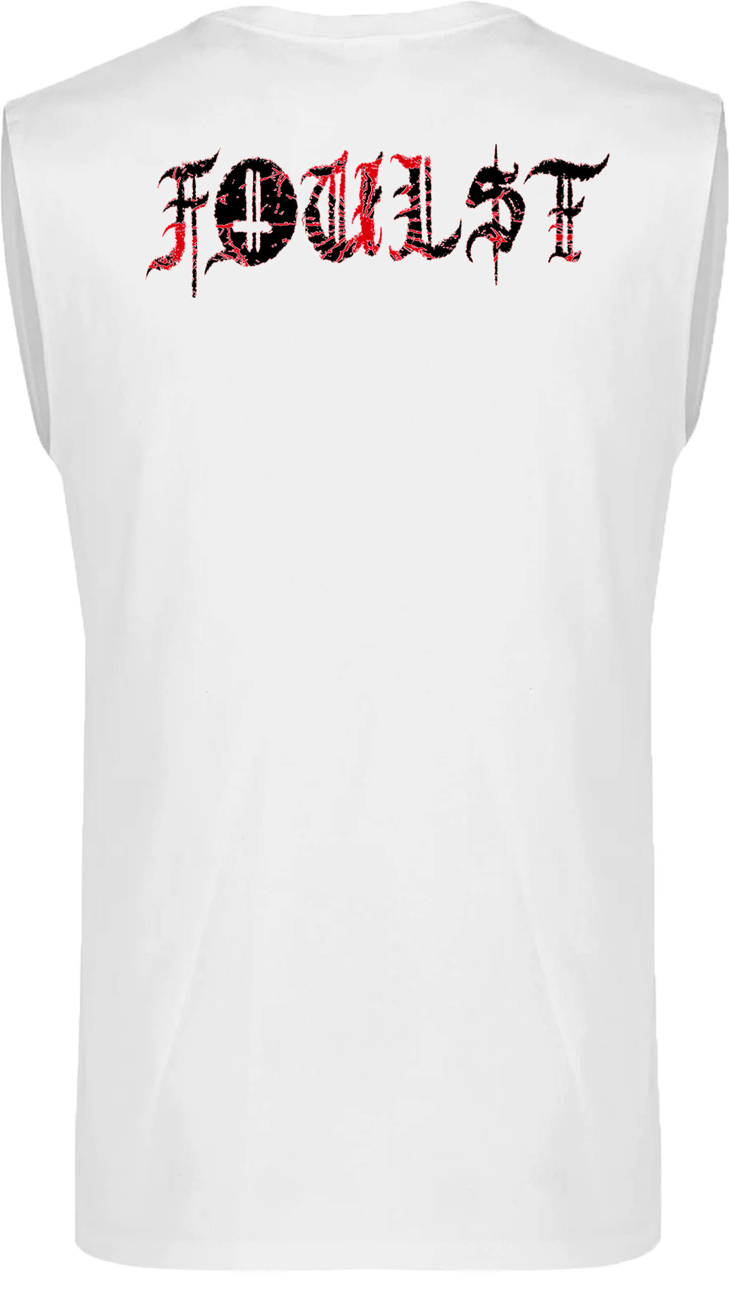 Playera sin mangas "IN MY MIND" (blanco)