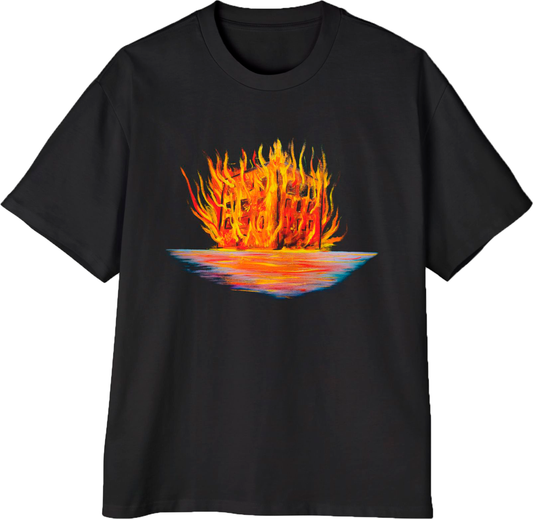 Playera Oversize "IN MY NIGHTMARES" (negro)